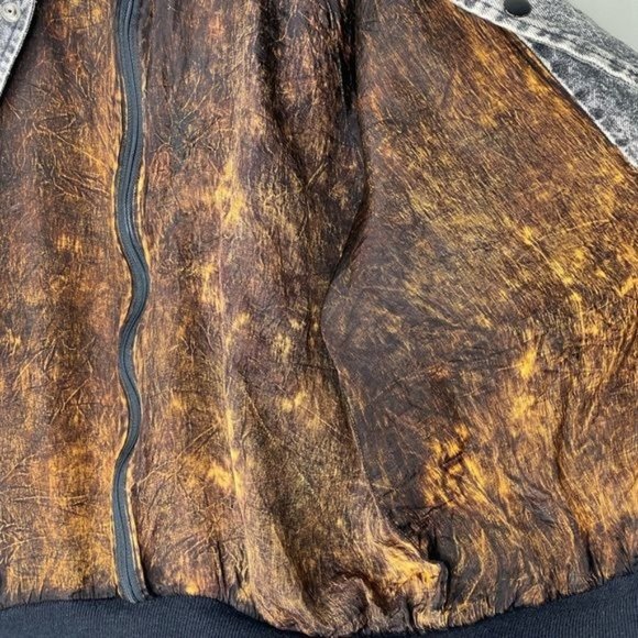 Vintage 80’s 90’s Disneyland parks Typhoon Lagoon acid wash jacket Large USA - Picture 8 of 15